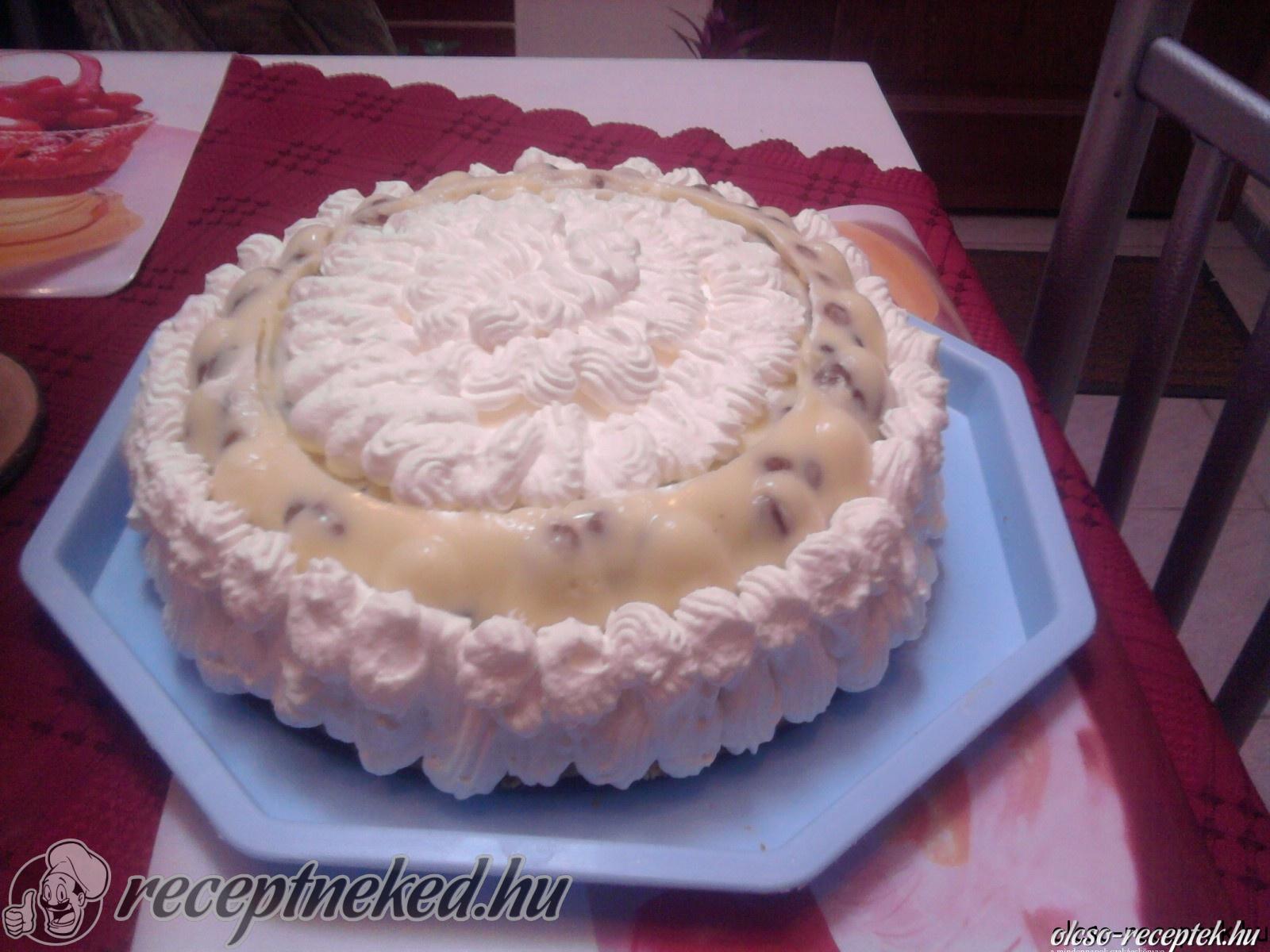 Gesztenyés puding torta kép