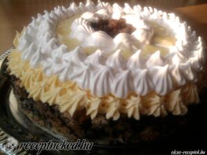 Madártejes mákosguba torta