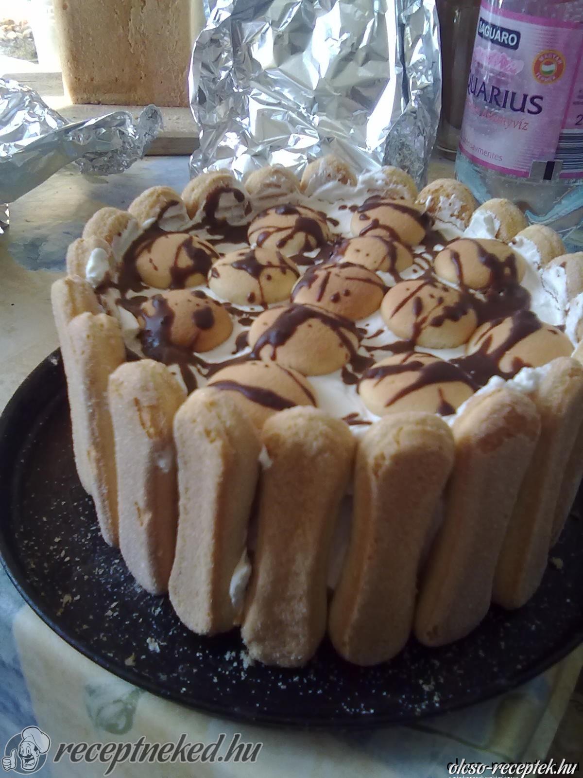 Habos túrós torta