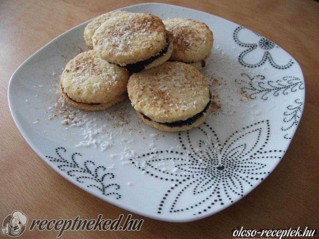 Kókuszos-bodza lekváros linzer