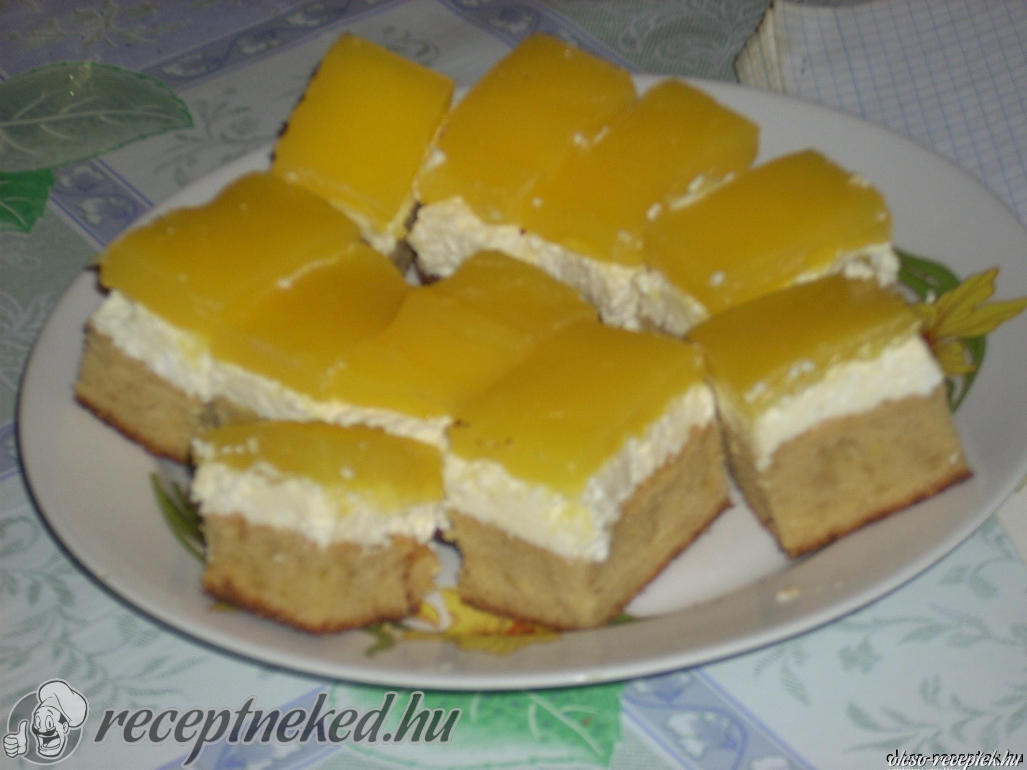 Üdítős túrós szelet kép