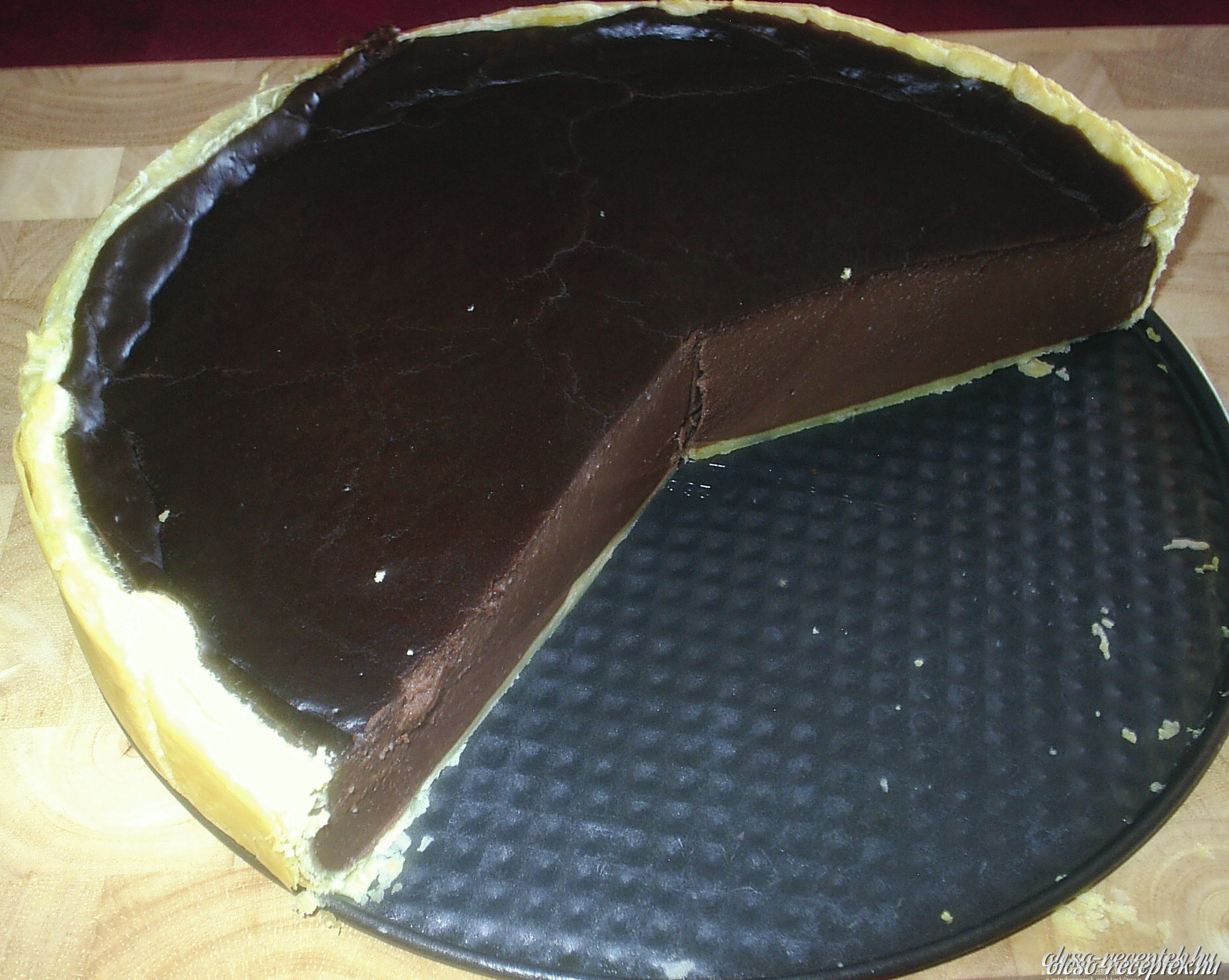 Csokis tejes pite
