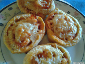 Pizzás csiga