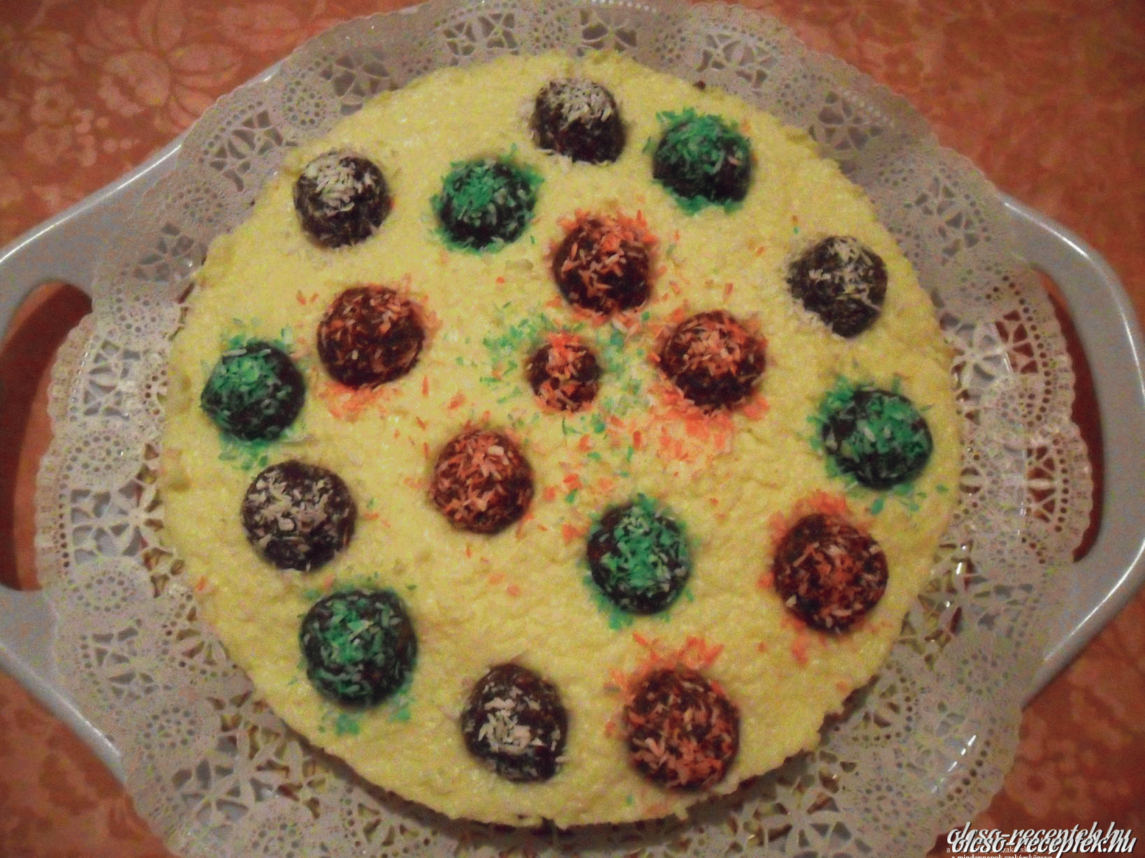 Kókuszgolyó torta