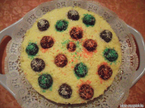 Kókuszgolyó torta