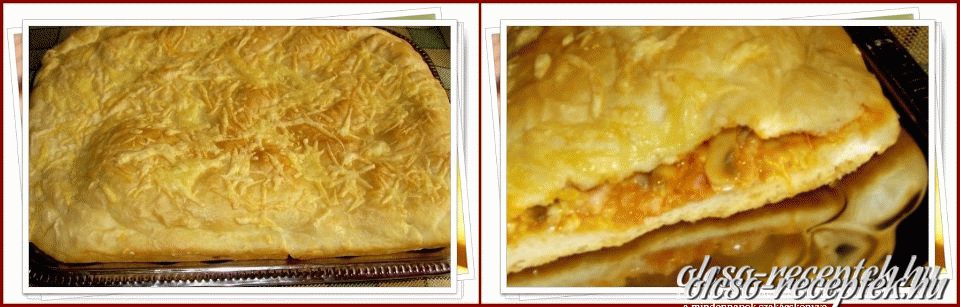 Töltött pizza
