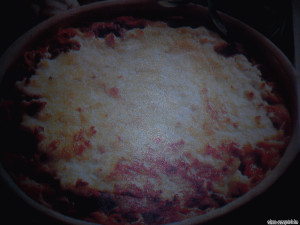 Sült spagetti