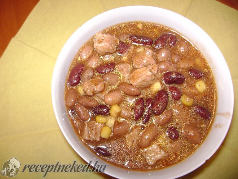 Csilis bab kép