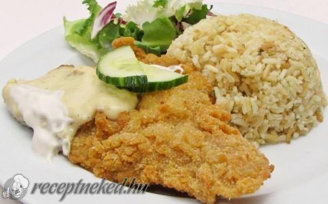 Rántott pangasius / cápaharcsa