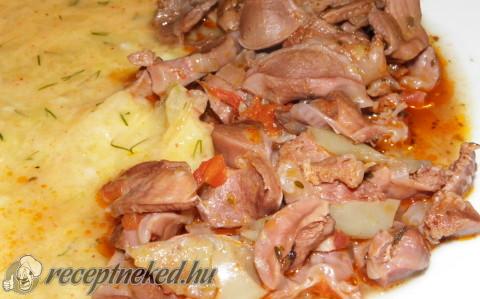 Csirkezúza pörkölt