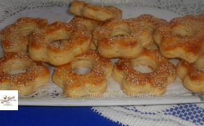 Sós, szezámmagos teasütemény