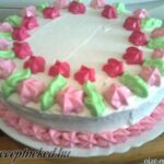 Citromos, túrókrémes torta