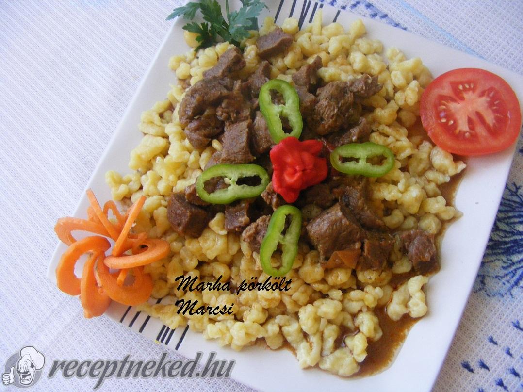 Marha pörkölt