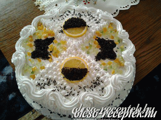 Citromkrémes torta