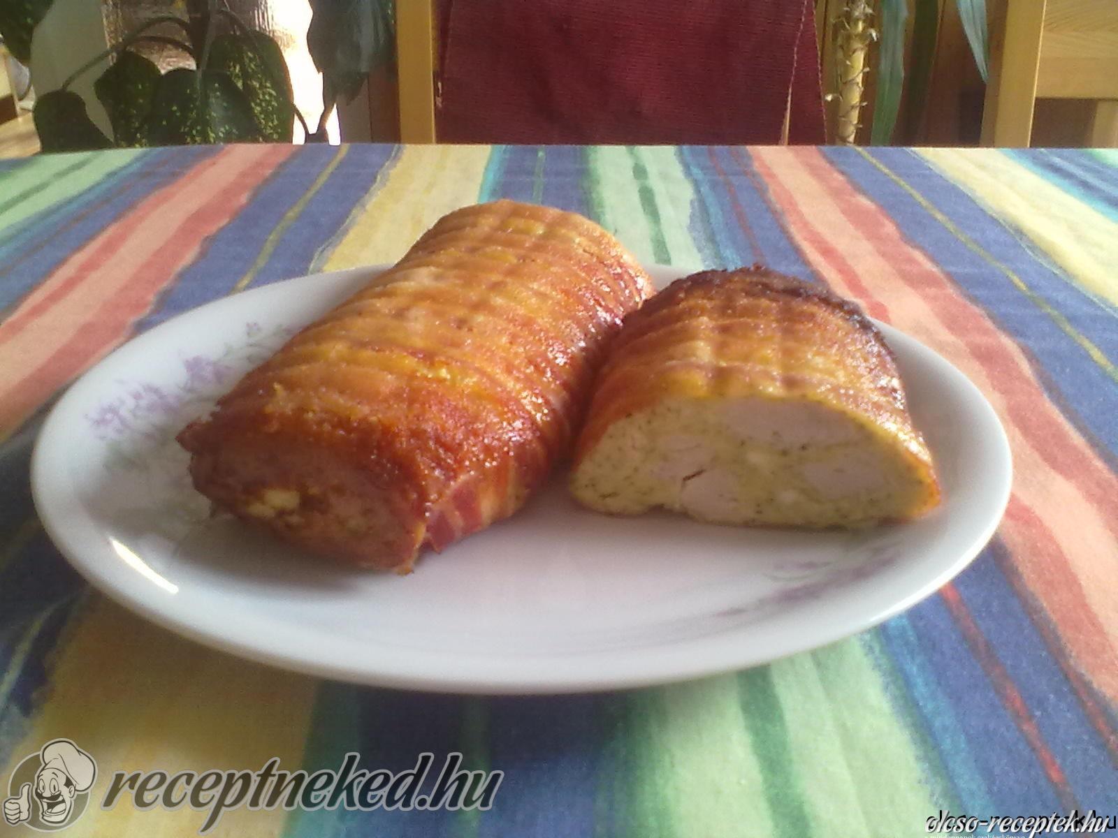Baconos csirkemell