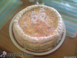 Egyszerű oroszkrém torta kép