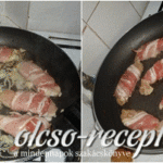 Baconbe tekert mustáros csirkemell