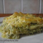 Spenótos sajtos lasagne
