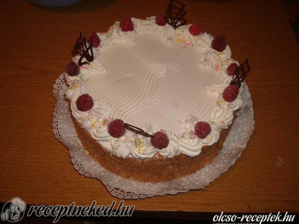 Málna torta kép