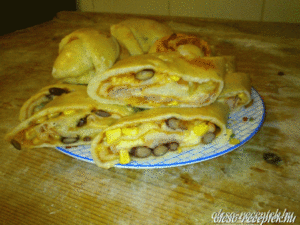 Pizzás tekercs