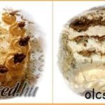 Diós-narancsos torta sárgabarack krémmel