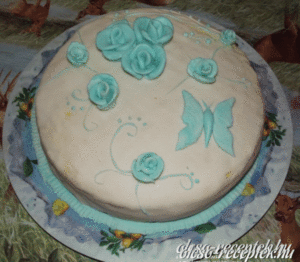 Raffaello torta fondant bevonattal
