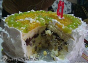Őszibarackos torta