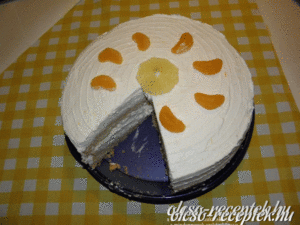 Citrom torta kép