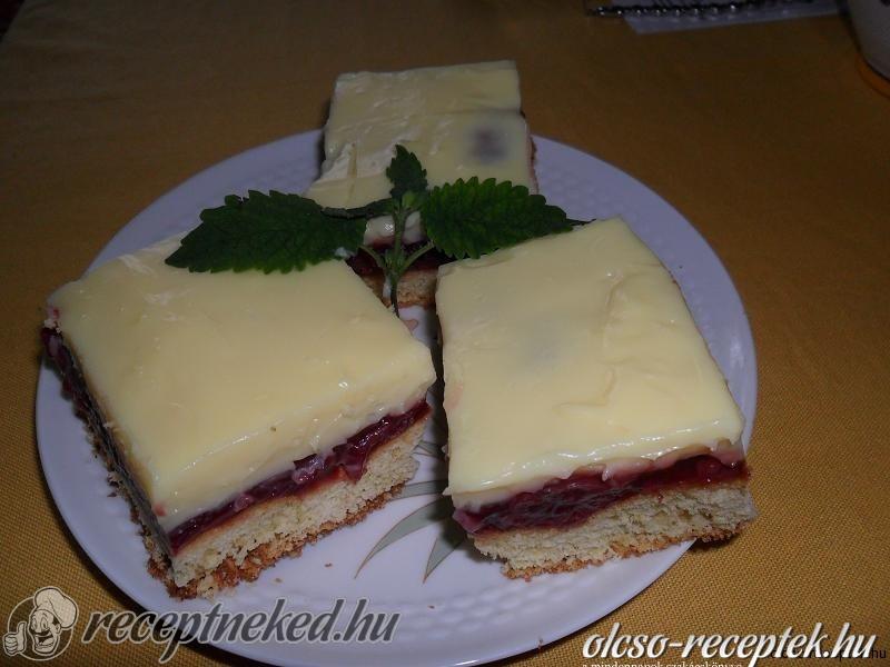 Meggyes szelet kép