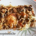 Leveles tésztás pizza