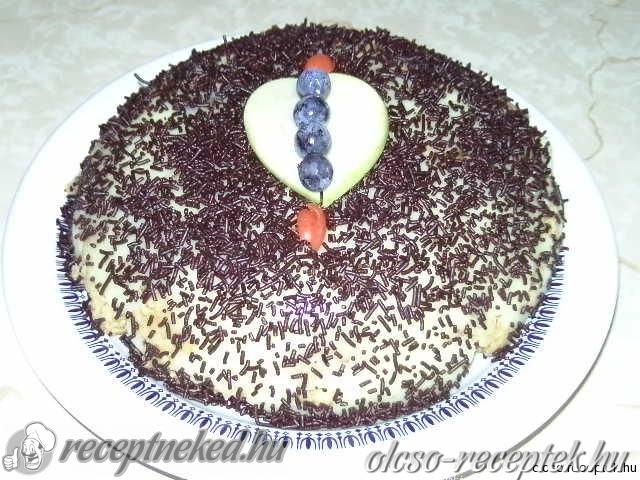 Almás kekszpuding