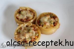 Zöldséges bolognai kosárka