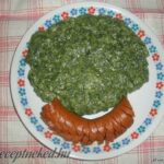 Spenót főzelék
