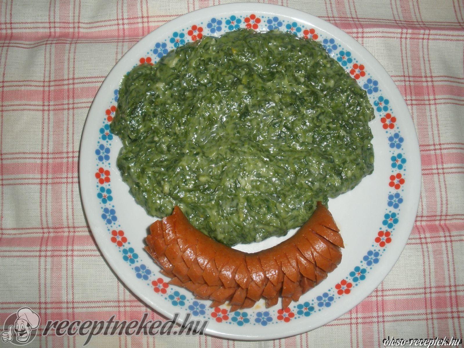 Spenót főzelék