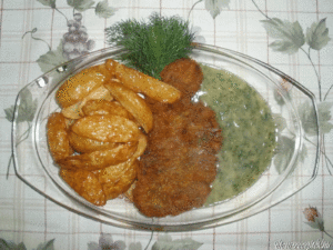 Karaj kaporrmártással