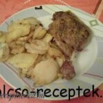 Tepsis kacsacomb burgonyával