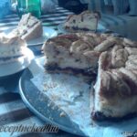 Túrós-meggyes linzertorta