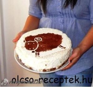Tejberizs torta kép