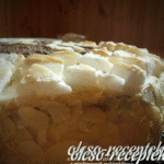Madártej torta kép