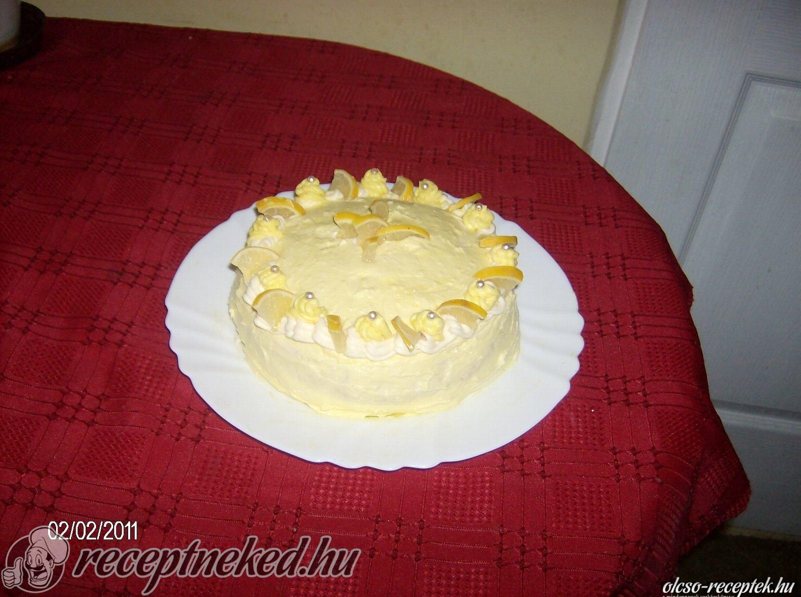 Citrom torta kép