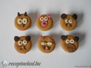 Gesztenyés muffinállatkert